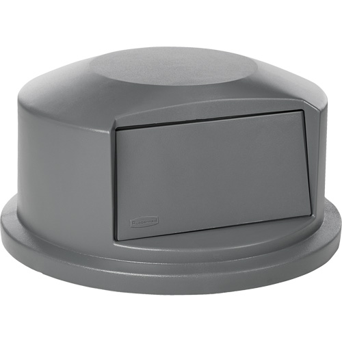 Round Brute&reg; Tops, Dome Lid, Plastic/Polyethylene, Fits Container Size: 24" Dia. WestPier