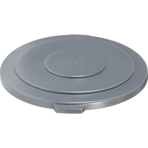 Round Brute&reg; Tops, Flat Lid, Plastic/Polyethylene, Fits Container Size: 26-1/2" Dia. WestPier