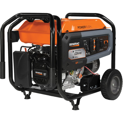 Portable Generator with COsense&reg; Technology, 8125 W Surge, 6500 W Rated, 120 V/240 V, 7.9 gal. Tank WestPier