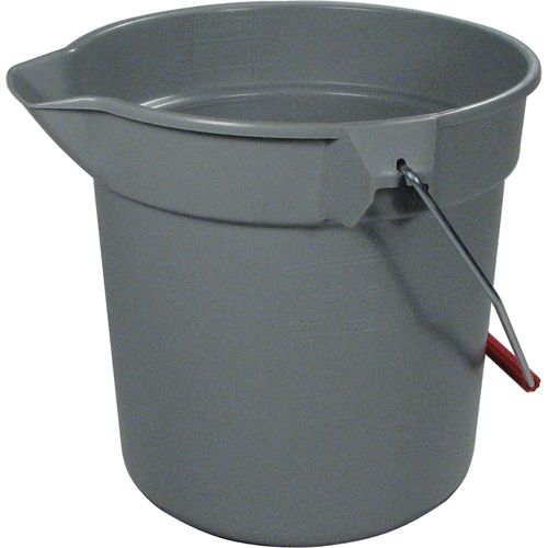 Seau Brute, Capacit&eacute; de 2.5 gal. US (10 pintes), Gris WestPier