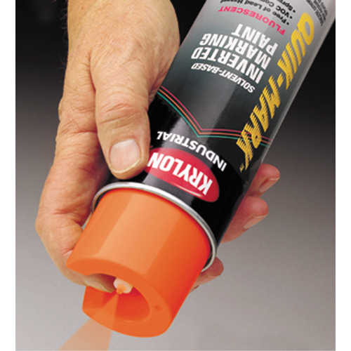 Industrial Quik-Mark Solvent-Based Inverted Marking Paint, 17 oz., Aerosol Can WestPier