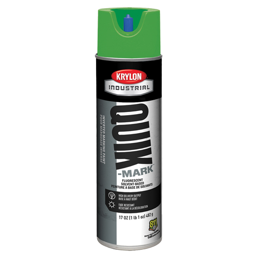 Industrial Quik-Mark Solvent-Based Inverted Marking Paint, 17 oz., Aerosol Can WestPier