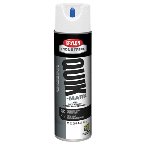 Peinture de marquage industrielle invers&eacute;e &agrave; base de solvant Quik-Mark, 17 oz, Canette a&eacute;rosol WestPier