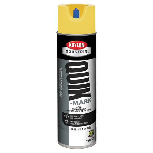 Peinture de marquage industrielle invers&eacute;e &agrave; base de solvant Quik-Mark, 17 oz, Canette a&eacute;rosol WestPier