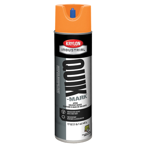 Industrial Quik-Mark Solvent-Based Inverted Marking Paint, 17 oz., Aerosol Can WestPier