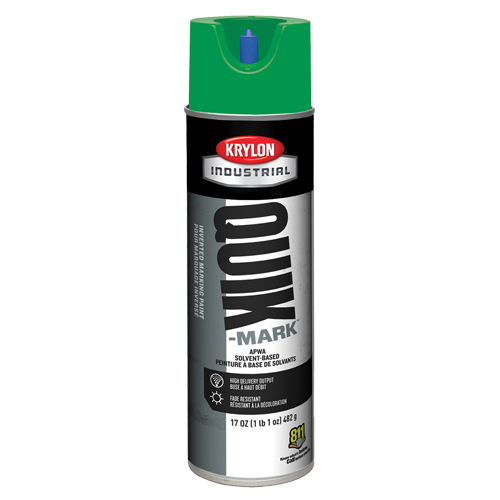 Peinture de marquage industrielle invers&eacute;e &agrave; base de solvant Quik-Mark, 17 oz, Canette a&eacute;rosol WestPier