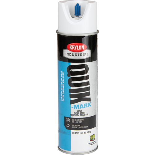 Industrial Quik-Mark Water-Based Inverted Marking Paint, 17 oz., Aerosol Can WestPier
