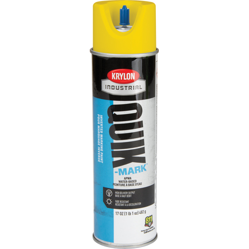 Industrial Quik-Mark Water-Based Inverted Marking Paint, 17 oz., Aerosol Can WestPier