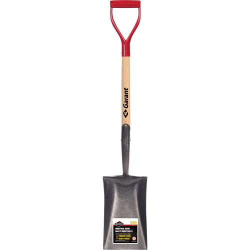 Pro Garden Spade, Wood, Forged Steel Blade, D-Grip Handle, 25-1/2" Long WestPier