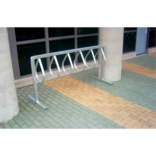 Style Bicycle Rack, Galvanized Steel, 12 Bike Capacity WestPier