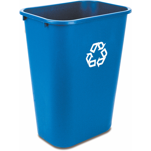 Recycling Container , Deskside, Plastic, 41-1/4 US Qt. WestPier