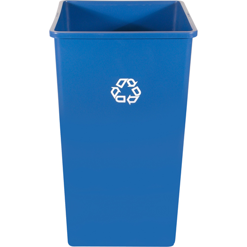 Contenant pour poste de recyclage, Vrac, Plastique, 35 gal. US WestPier