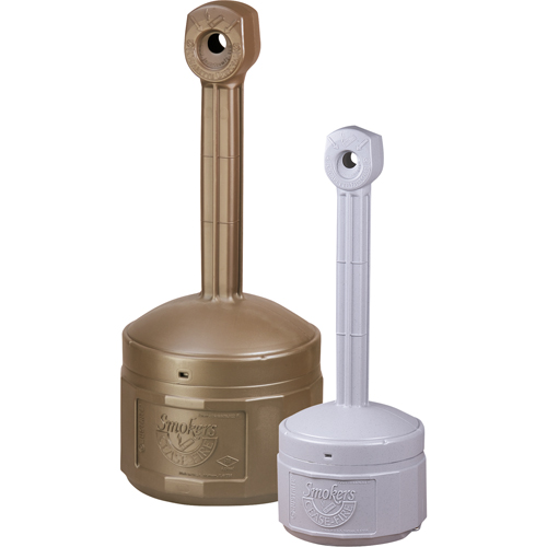 Cendriers Smoker's Cease-Fire, Sur pied, Plastique, Capacit&eacute; 4 gal. US, Hauteur 38-1/2" WestPier