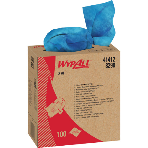 WypAll&reg; X70 Premium Industrial Cloths, Heavy-Duty, 16-4/5" L x 8-1/3" W WestPier