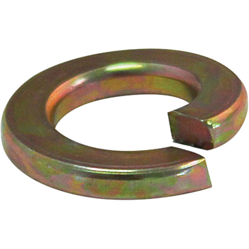 Split Lock Washer, 1", Yellow Zinc WestPier
