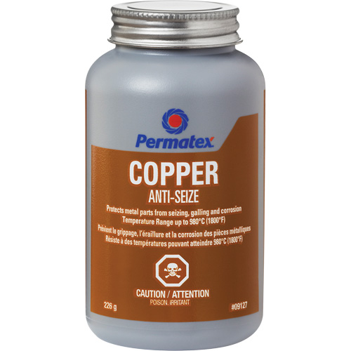 Copper Anti-Seize, 227 g, Brush Top Can, 1800°F (982°C) Max Temp. WestPier