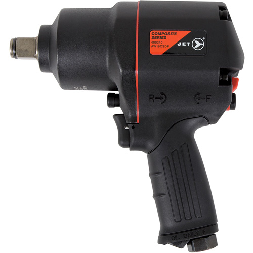 AW19CSDP Super-Heavy-Duty Composite Series Impact Wrench, 3/4" Drive, 3/8" NPT Air Inlet, 6800 No Load RPM WestPier