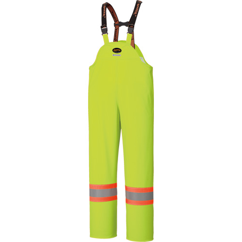 5895 High Visibility Flame Resistant Waterproof Bib Pants, 2X-Large, High Visibility Lime-Yellow WestPier