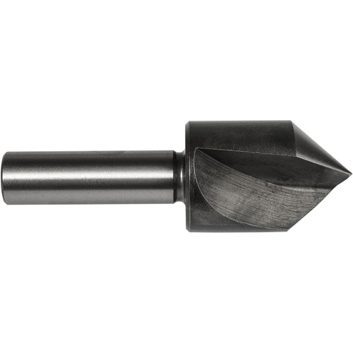 Fraise conique, 1-1/4", Acier rapide, Angle de 82°, 1 cannelures WestPier