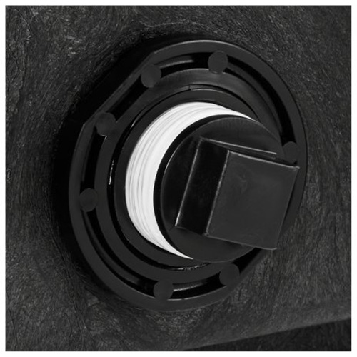 Stock Tank, 31" D x 53" W x 25-1/8" H, 800 lbs. Capacity, Black WestPier