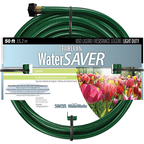 Fairlawn Watersaver Light Duty Garden Hoses, Nylon, 1/2" dia. x 50' WestPier