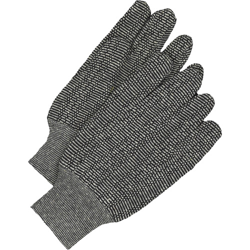 Gants en jersey classiques, Taille unique, Poivre et sel, Non doubl&eacute;, Poignet en tricot WestPier