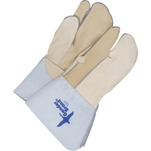 Gants &agrave; trois doigts en cuir, Cuir fleur de vache, Taille 11 WestPier