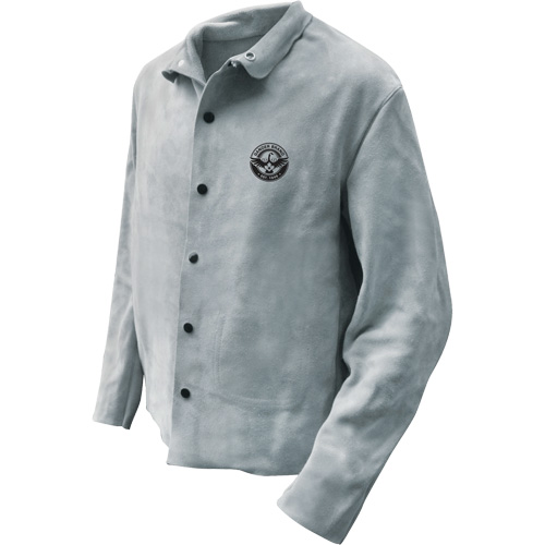 Veste de soudeur, Cuir, T-Grand, Gris WestPier