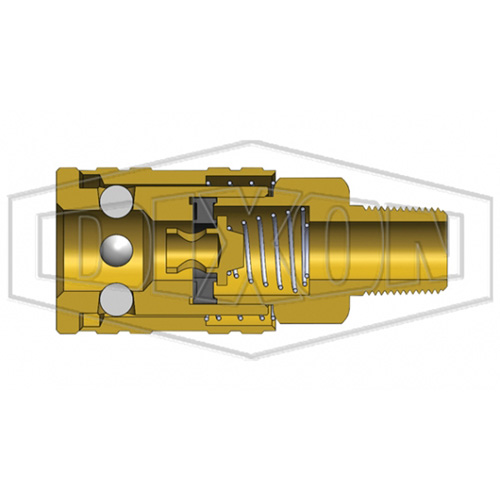 M-Series ARO Pneumatic Manual Coupler, 1/4" WestPier