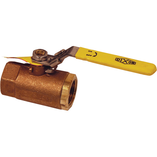 Safety-Vented Ball Valve, Bronze, Manual, FNPT x FNPT WestPier