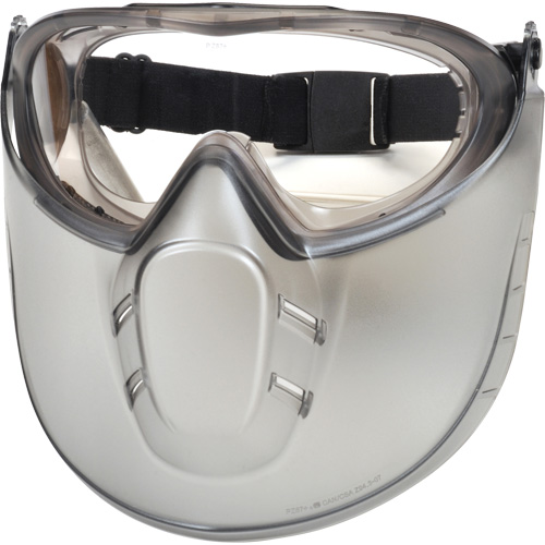 Capstone&reg; Shield Safety Goggles with Removable Faceshield, Clear Lens, Anti-Fog, Direct/Closed Vent WestPier