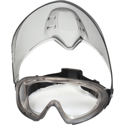Capstone&reg; Shield Safety Goggles with Removable Faceshield, Clear Lens, Anti-Fog, Direct/Closed Vent WestPier