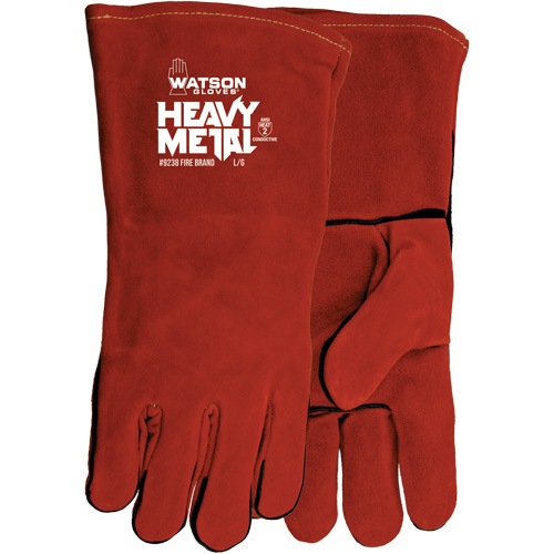 Fire Brand Welding Gloves, Split Cowhide, Size One Size WestPier