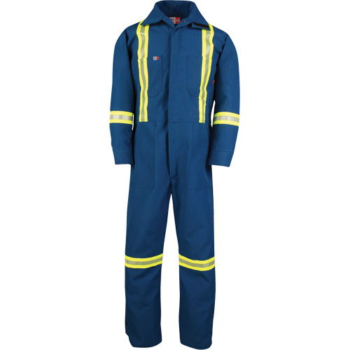 Dupont Nomex&reg; IIIA Deluxe Coveralls, Size 3X-Large (Tall), Royal Blue, 6 cal/cm² WestPier