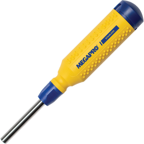 Original Stainless Steel 15-in-1 Multi-Bit Screwdriver, 8-37/50" L, Textured Handle WestPier