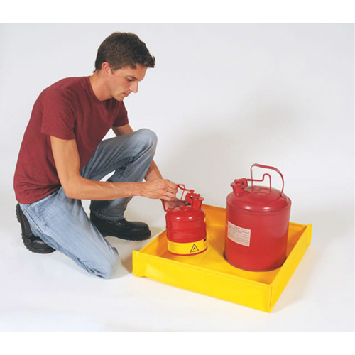 Flexible Ultra-Utility Tray&reg;, 12" L x 12" W x 4.8" H, 1.5 US Gal. Spill Capacity WestPier