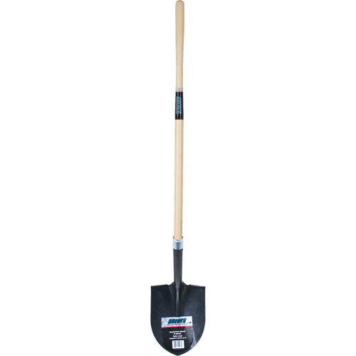 Pelle ronde robuste, Lame Acier au carbone, Bois dur, Manche Droit WestPier