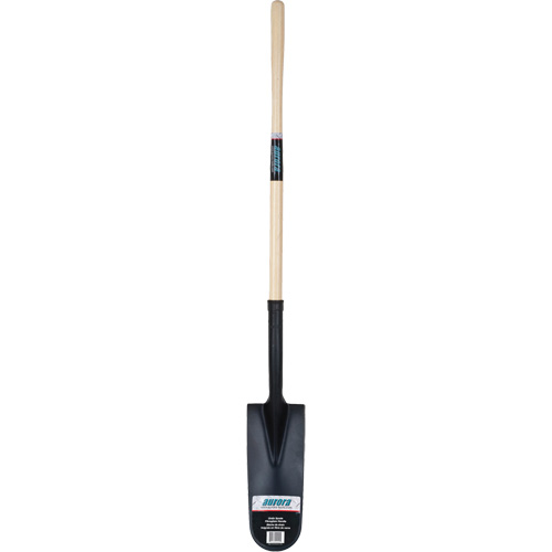 Drain Spade Shovel, Tempered Steel, 14" x 6" Blade, 46" L, Straight Handle WestPier