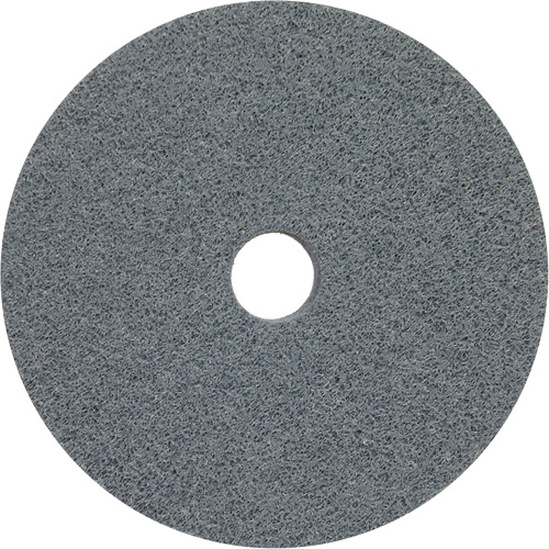 Disques unifi&eacute;s non tiss&eacute;s, 6" x 1", Arbre de 1", Grain de Fin, Carbure de silicium WestPier