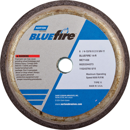 Disque &agrave; &eacute;barbage portatif non renforc&eacute; BlueFire WestPier