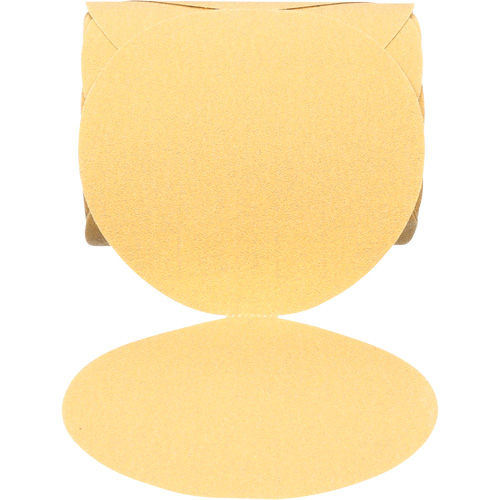 Disque abrasif dor&eacute; en rouleau 216U Stikit, 6" dia., Grain 80, Oxyde d'aluminium WestPier