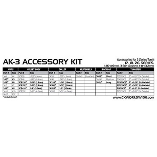 Torch Accessory Kits - WP-18, WP-18V, WP-26, WP-26V Torch Series WestPier