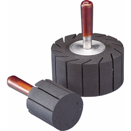 ACCESSOIRES POUR BANDES SPIRALES-MEULES &agrave; EXTENSION DIAM&eacute;TRALE FENDUE EN CAOUTCHOUC WestPier