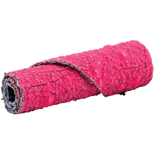 R982 Cartridge Roll, 60 Grit, 3/8" Dia., Ceramic Alumina, 1-1/2" L, 1/8" Arbor WestPier