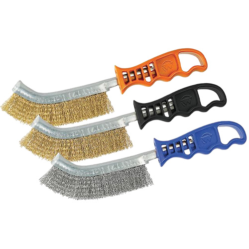 Brosse &agrave; gratter avec rev&ecirc;tement en laiton, Longueur 9-5/8" WestPier