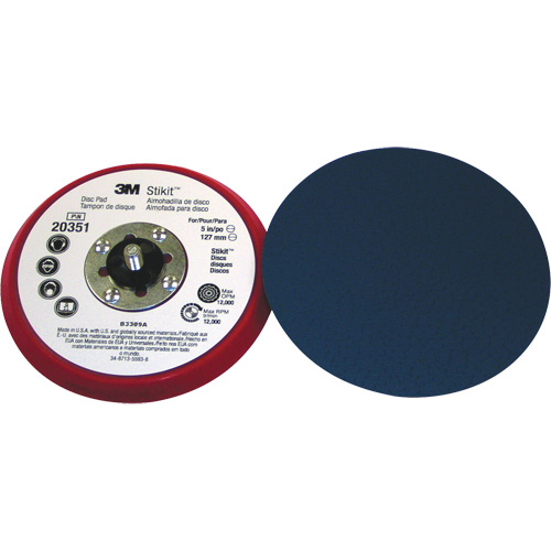 Tampon disque &agrave; profil bas 5" x 3/8" Stikit 20351 WestPier