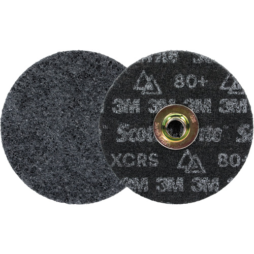 Scotch-Brite Precision Heavy-Duty Surface Conditioning Quick Change Disc, HD-DN, 5" Dia., 80+ Grit, Ceramic WestPier