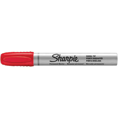 Permanent Markers - Berol Liquid Tip, Red, Chisel Tip WestPier