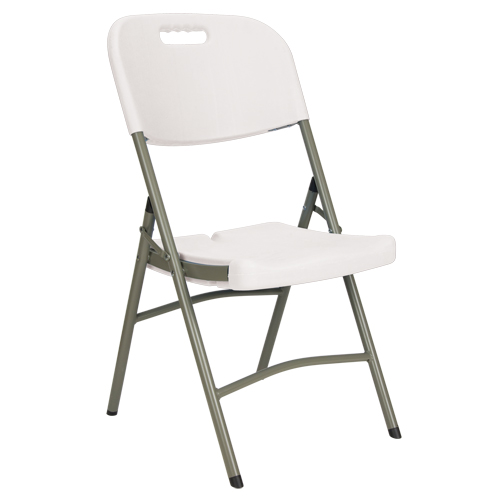 Chaises pliantes, Poly&eacute;thyl&egrave;ne, Blanc, Capacit&eacute; 350 lb WestPier