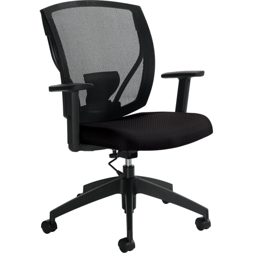 Task Chairs, Fabric, Black, 300 lbs. Capacity WestPier